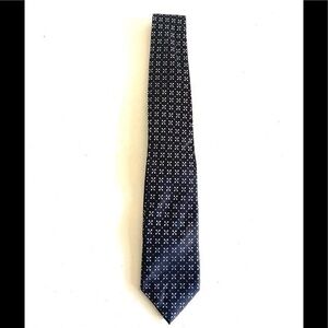 Kenneth Cole reaction silk black print men’s tie